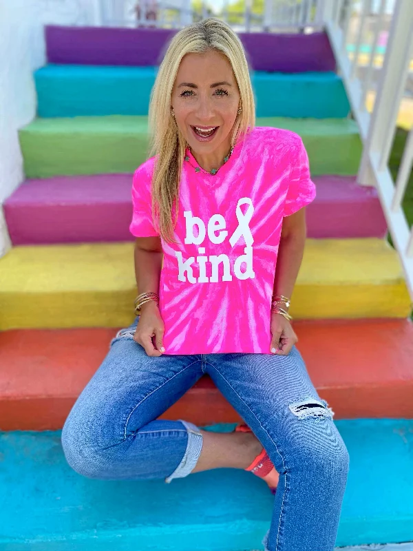 Be Kind Breast Cancer Awareness Tee