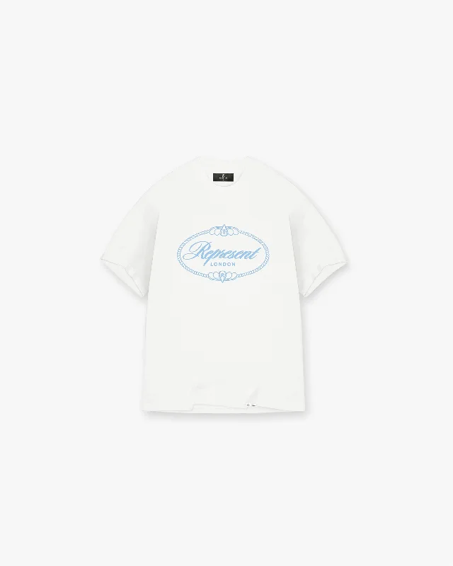 Represent X Harrods Crest T-Shirt - Flat White