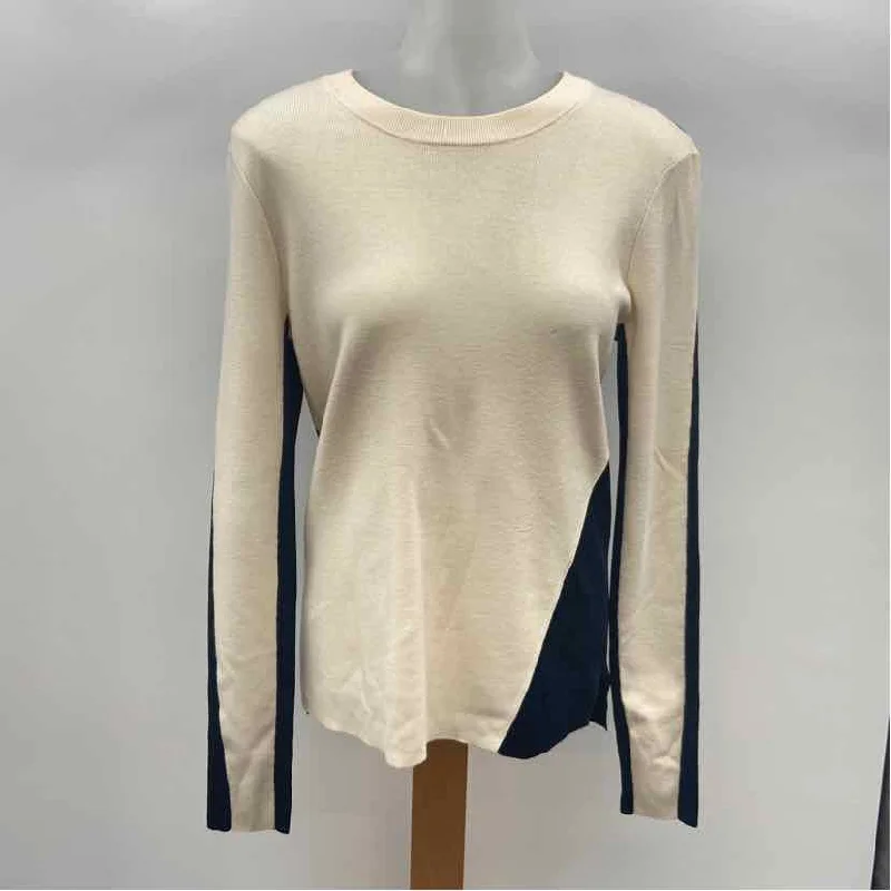 Rag & Bone Women's Size M Cream block Long Sleeve Shirt