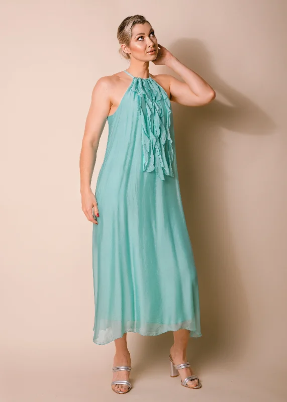 Cadence Dress in Sea Green