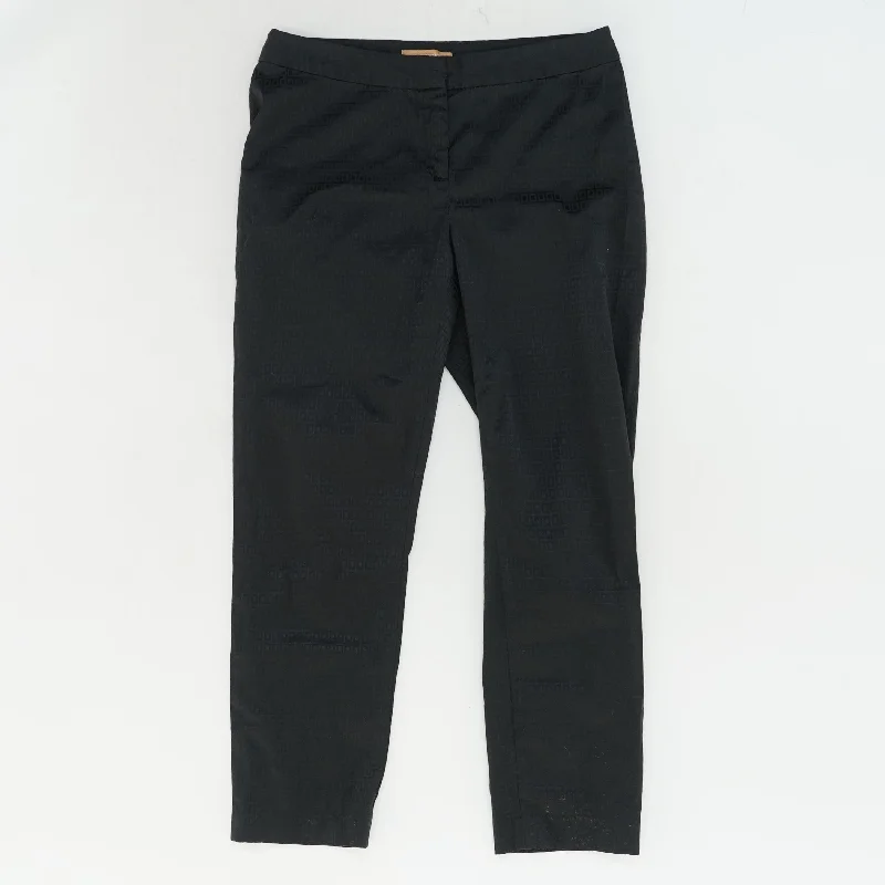 Black Solid Dress Pants