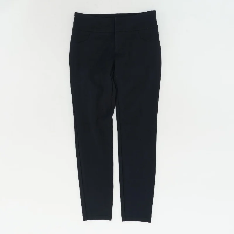 Black Solid Dress Pants