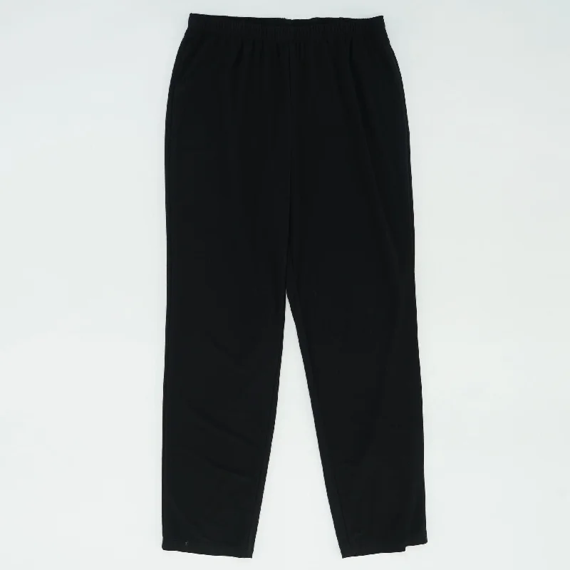 Black Solid Dress Pants