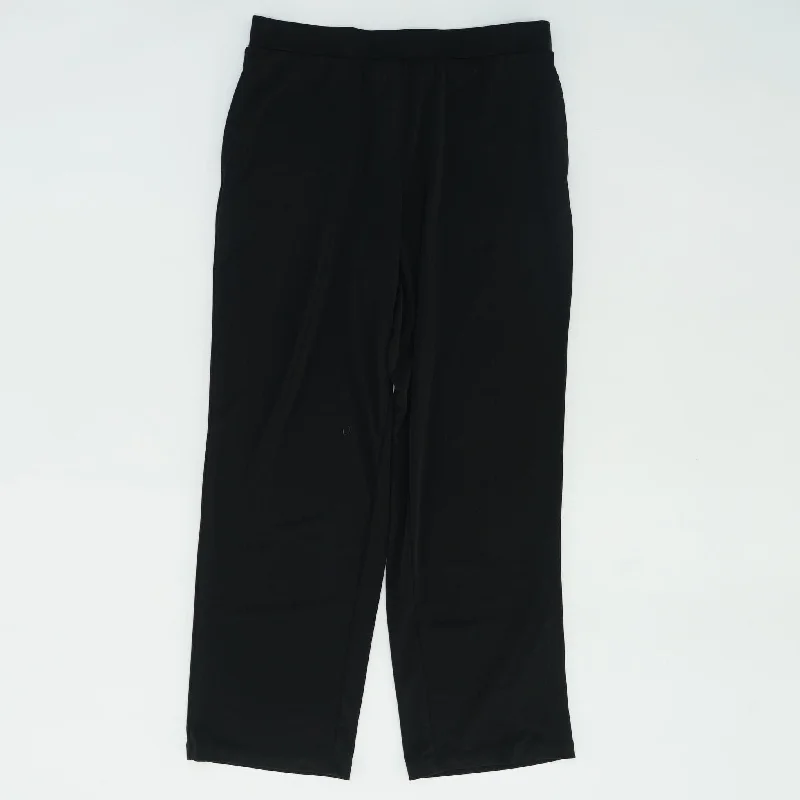 Black Solid Dress Pants