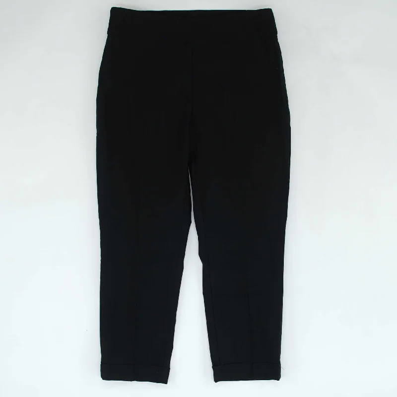 Black Solid Dress Pants