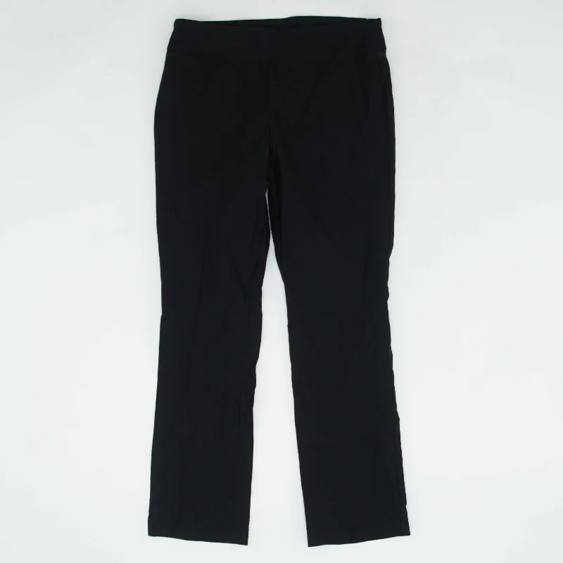 Black Solid Dress Pants