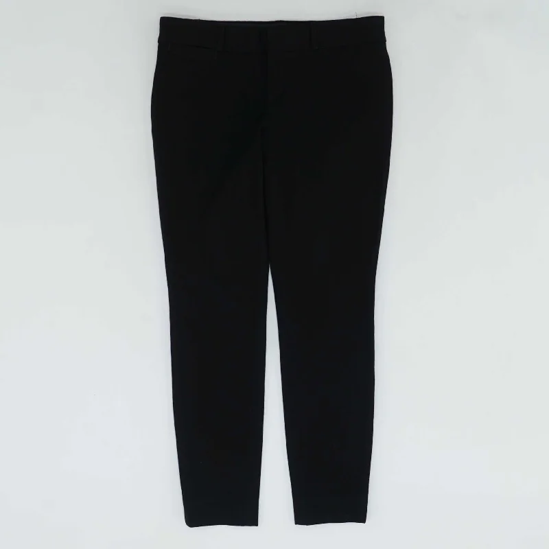 Black Solid Dress Pants