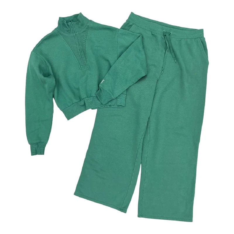 Lounge Set Pants By Victorias Secret In Green, Size:L