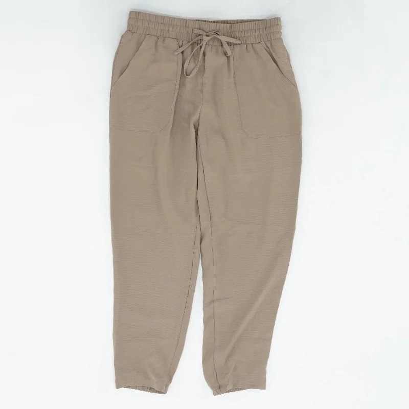 Mauve Solid Pants