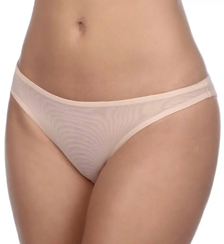 Natacha Low Cut Bikini Panty In Beige