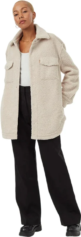 Recycled Boucle Fleece Jacket - Women's|-|Manteau en polaire bouclé recyclé - Femme