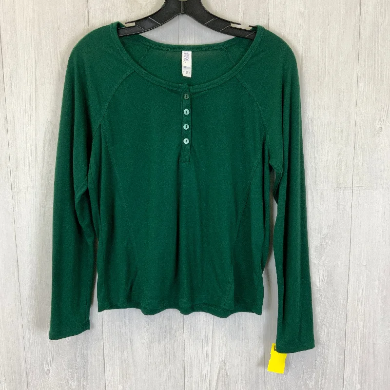 Top Long Sleeve Basic By Stars Above In Green, Size: Xs