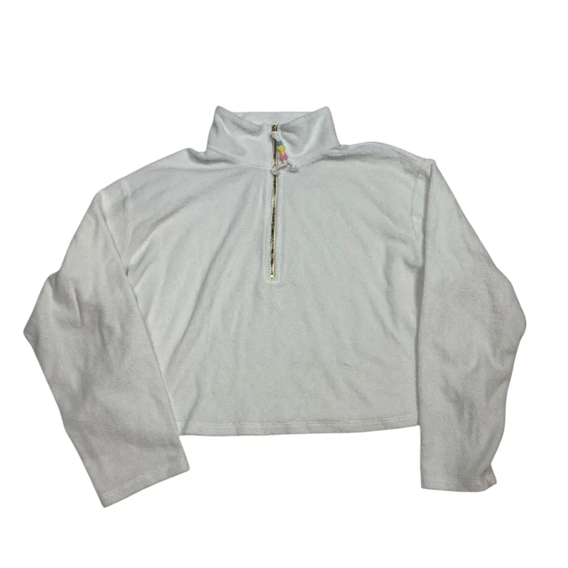 Top Long Sleeve By Stoney Clover In White, Size: M