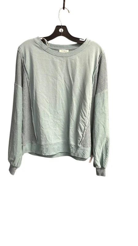 Top Long Sleeve By Umgee In Green, Size: L