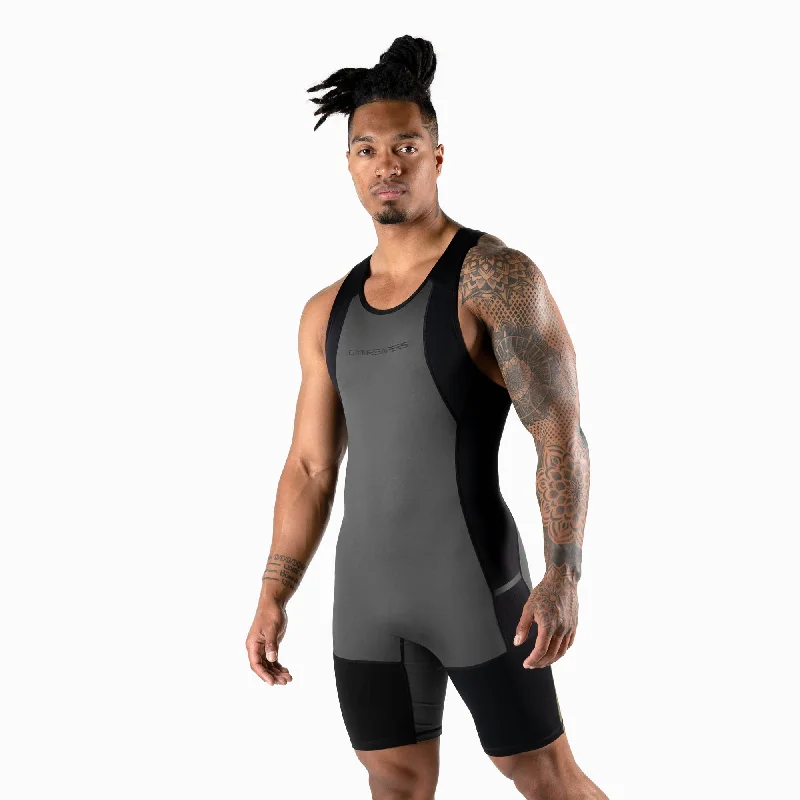 Apex Weightlifting Singlet - Gray